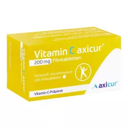 VITAMIN C AXICUR 200 mg filmdragerade tabletter, 100 st