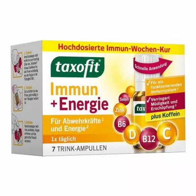 Taxofit Immune & energidricksampuller, 7X10 ml Taxofit Immune & energidricksampuller, 7X10 ml