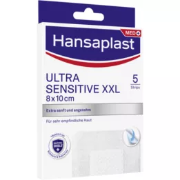 HANSAPLAST Ultra Sensitive sårförband 8x10 cm XXL, 5 st