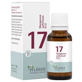 BIOCHEMIE Ploughmans gips 17 Manganum sulphuricum D 12 Gl., 15 g