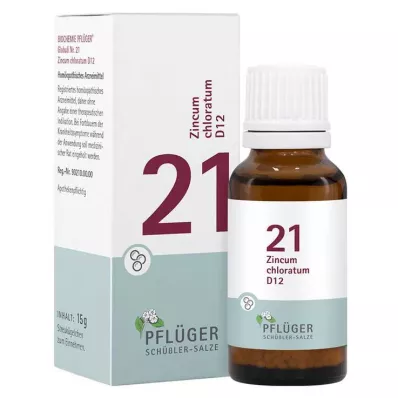 BIOCHEMIE Ploughmans plåster 21 Zincum chloratum D 12 globuli, 15 g