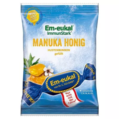 EM Eukal godis Manuka honung fylld med socker, 75 g EM Eukal godis Manuka honung fylld med socker, 75 g
