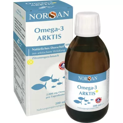 NORSAN Omega-3 Arctic med vitamin D3 flytande, 200 ml