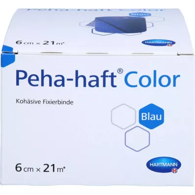 PEHA-HAFT Färg Fixierb.latexfrei 6 cmx21 m blå, 1 st