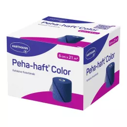 PEHA-HAFT Färg Fixierb.latexfrei 6 cmx21 m blå, 1 st