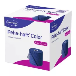 PEHA-HAFT Färg Fixierb.latexfrei 8 cmx21 m blå, 1 st