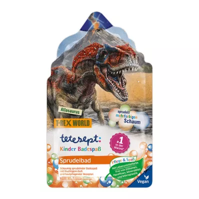 Tetesept barnbad roligt bubbelbad T-Rex World, 40 g Tetesept barnbad roligt bubbelbad T-Rex World, 40 g