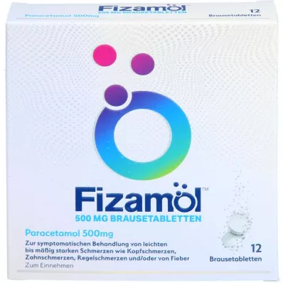 FIZAMOL 500 mg brustabletter, 12 st