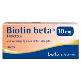 BIOTIN BETA 10 mg tabletter, 50 st