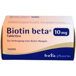 BIOTIN BETA 10 mg tabletter, 100 st