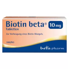 BIOTIN BETA 10 mg tabletter, 100 st