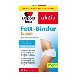 DOPPELHERZ Fettbindande kapslar, 40 st