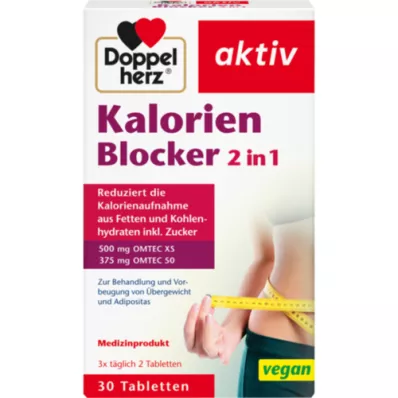 DOPPELHERZ Calorie Blocker 2in1 tabletter, 30 st