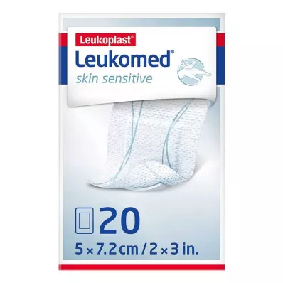 Leukomed® hudkänslig 5x7,2 cm, 20 st