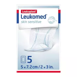 LEUKOMED hudkänslig steril 5x7,2 cm, 5 st
