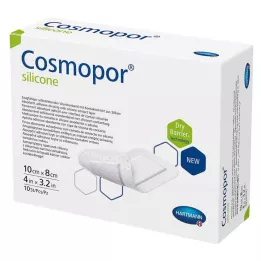 COSMOPOR sårförband av silikon 8x10 cm, 10 st