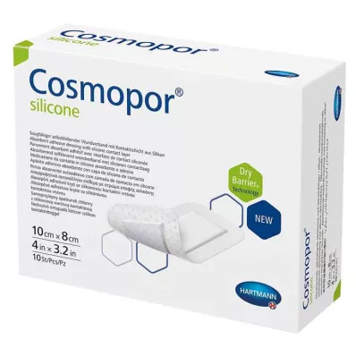Cosmopor® silikon sårförband 8x10 cm, 10 st Cosmopor® silikon sårförband 8x10 cm, 10 st