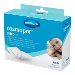 COSMOPOR sårförband av silikon 8x10 cm, 5 st