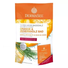 DERMASEL Badsalt från Döda havet Orange &amp; Cederträ, 1 p