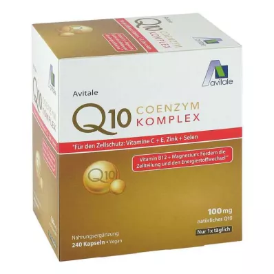 COENZYM Q10 100 mg Kapslar+Vitaminer+Mineraler, 240 st