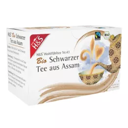 H&amp;S Ekologiskt svart Assam-te Filterpåse, 20X1,80 g