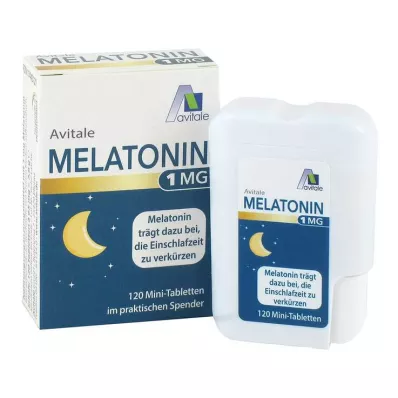 MELATONIN 1 mg minitabletter i dosett, 120 st MELATONIN 1 mg minitabletter i dosett, 120 st