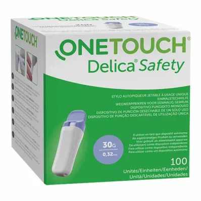 One Touch Delica Safety engångssticka 30 G, 100 st
