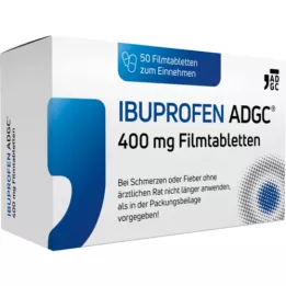 IBUPROFEN ADGC 400 mg filmdragerade tabletter, 50 st