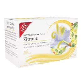 H&S Citron med C-vitamin Filterpåse, 20X2,5 g