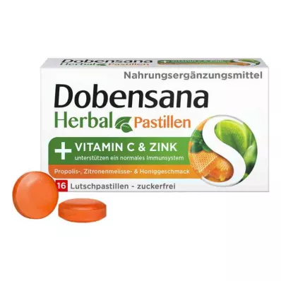 Dobensana Örthonung Vitaminer C & Zink Pastil.(16 stycken) Dobensana Örthonung Vitaminer C & Zink Pastil.(16 stycken)