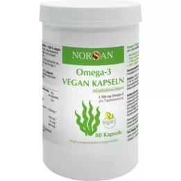 NORSAN Omega-3 veganska kapslar, 80 st