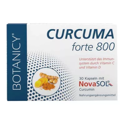 CURCUMA FORTE 800 med NovaSol Curcumin-kapslar, 30 st