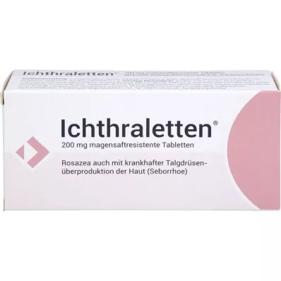 ICHTHRALETTEN 200 mg enterotabletter, 84 st