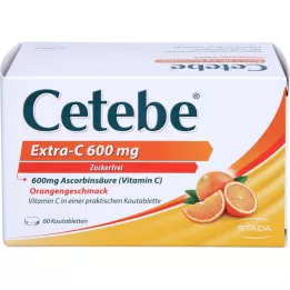 CETEBE Extra-C 600 mg tuggtabletter, 60 st