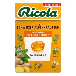RICOLA o.Z.Box Ingefära Apelsin Mint Godis, 50 g