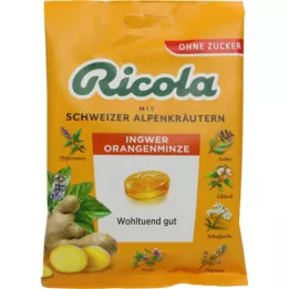 RICOLA o.Z.Beutel Ingefära Apelsin Mint Godis, 75 g
