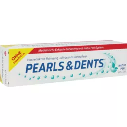 PEARLS &amp; DENTS Exklusiv tandkräm utan titandioxid, 100 ml