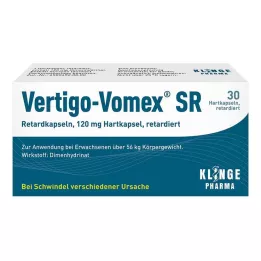VERTIGO-VOMEX SR Kapslar med långsam frisättning, 30 st