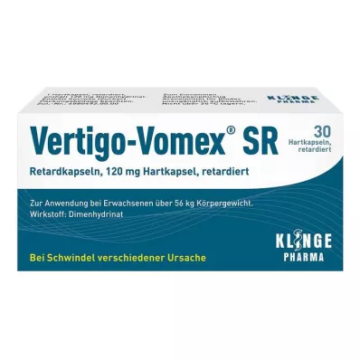 Vertigo-Vomex® SR kapslar med fördröjd frisättning, 30 st Vertigo-Vomex® SR kapslar med fördröjd frisättning, 30 st