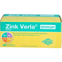 ZINK VERLA tuggtabletter med immunförsvar, 60 st