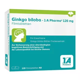 GINKGO BILOBA-1A Pharma 120 mg Filmdragerade tabletter, 120 kapslar