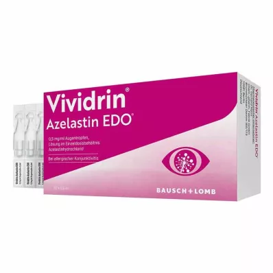 Vividrin® Azelastin EDO® Akut hjälp mot hösnuva och allergier, 20X0,6 ml Vividrin® Azelastin EDO® Akut hjälp mot hösnuva och allergier, 20X0,6 ml