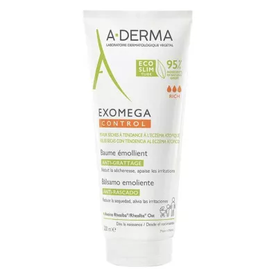 A-Derma Exomega Control Balm fuktgivande, 200 ml A-Derma Exomega Control Balm fuktgivande, 200 ml