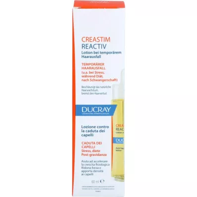 DUCRAY CREASTIM REACTIV Lotion b.temp.håravfall, 60 ml