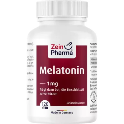 MELATONIN 1 mg kapslar, 120 st