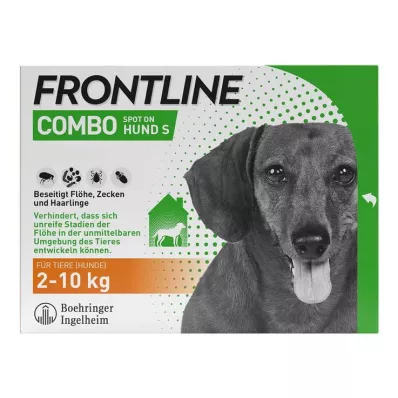 FRONTLINE COMBO mot fästingar, loppor på hundar S (2 -10 kg), 6 st FRONTLINE COMBO mot fästingar, loppor på hundar S (2 -10 kg), 6 st