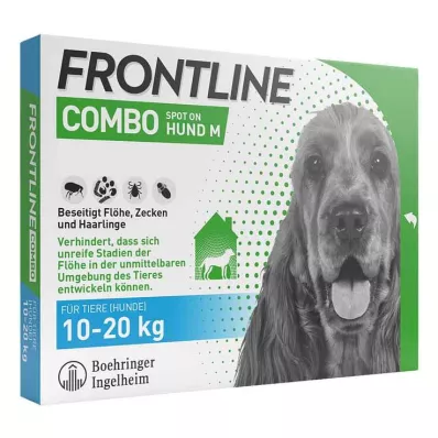 FRONTLINE Combo Spot on Dog M Lsg.för.applicering.på.huden, 3 st