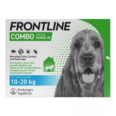 FRONTLINE COMBO mot fästingar, loppor på hundar M (10-20 kg), 3 st FRONTLINE COMBO mot fästingar, loppor på hundar M (10-20 kg), 3 st
