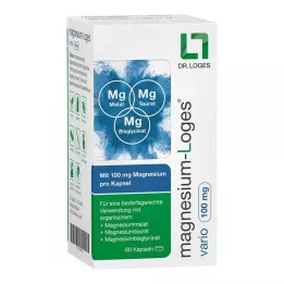 MAGNESIUM-LOGES vario 100 mg kapslar, 60 st