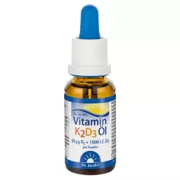 VITAMIN K2D3-olja Dr.Jacobs, 20 ml